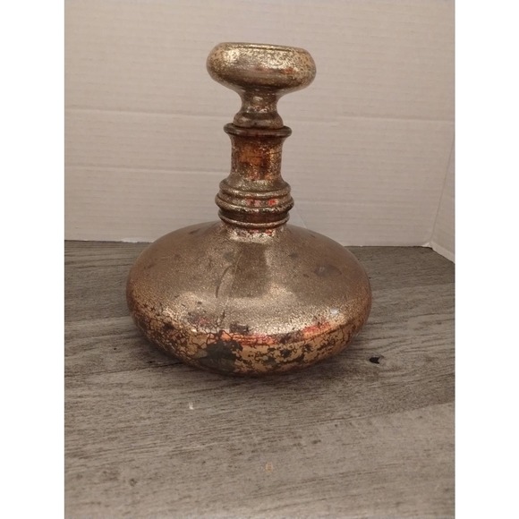 Gold Decanter Liquor Bottle Owens-Illinois Glass Company - Picture 1 of 5